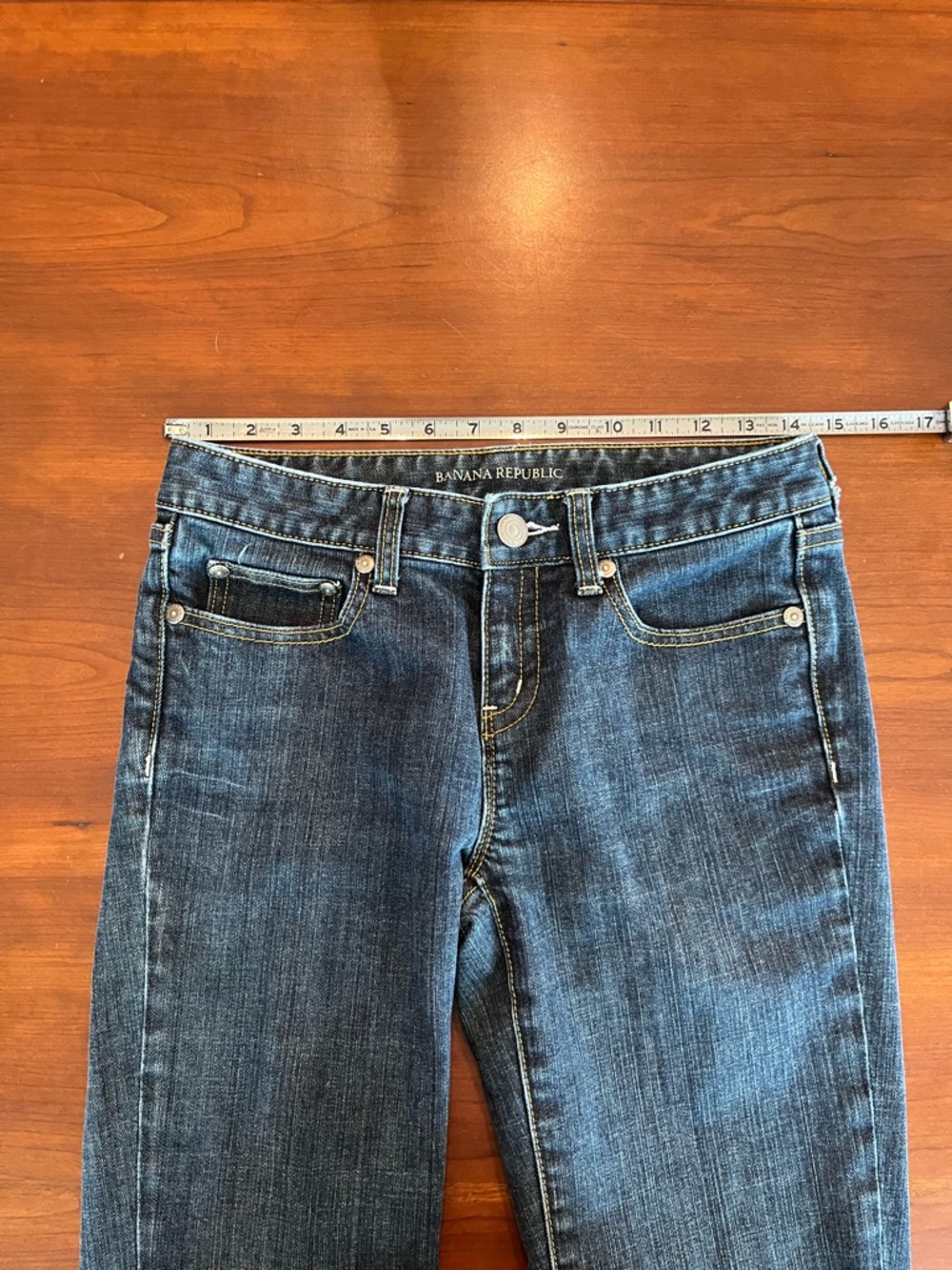 Banana Republic Boot Cut Jeans Stretch Women’s Size 4 - Picture 9 of 13